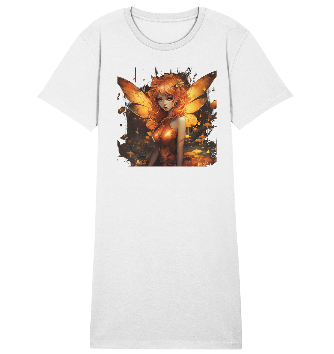 Fairy Forest - Ladies Organic Shirt Dress