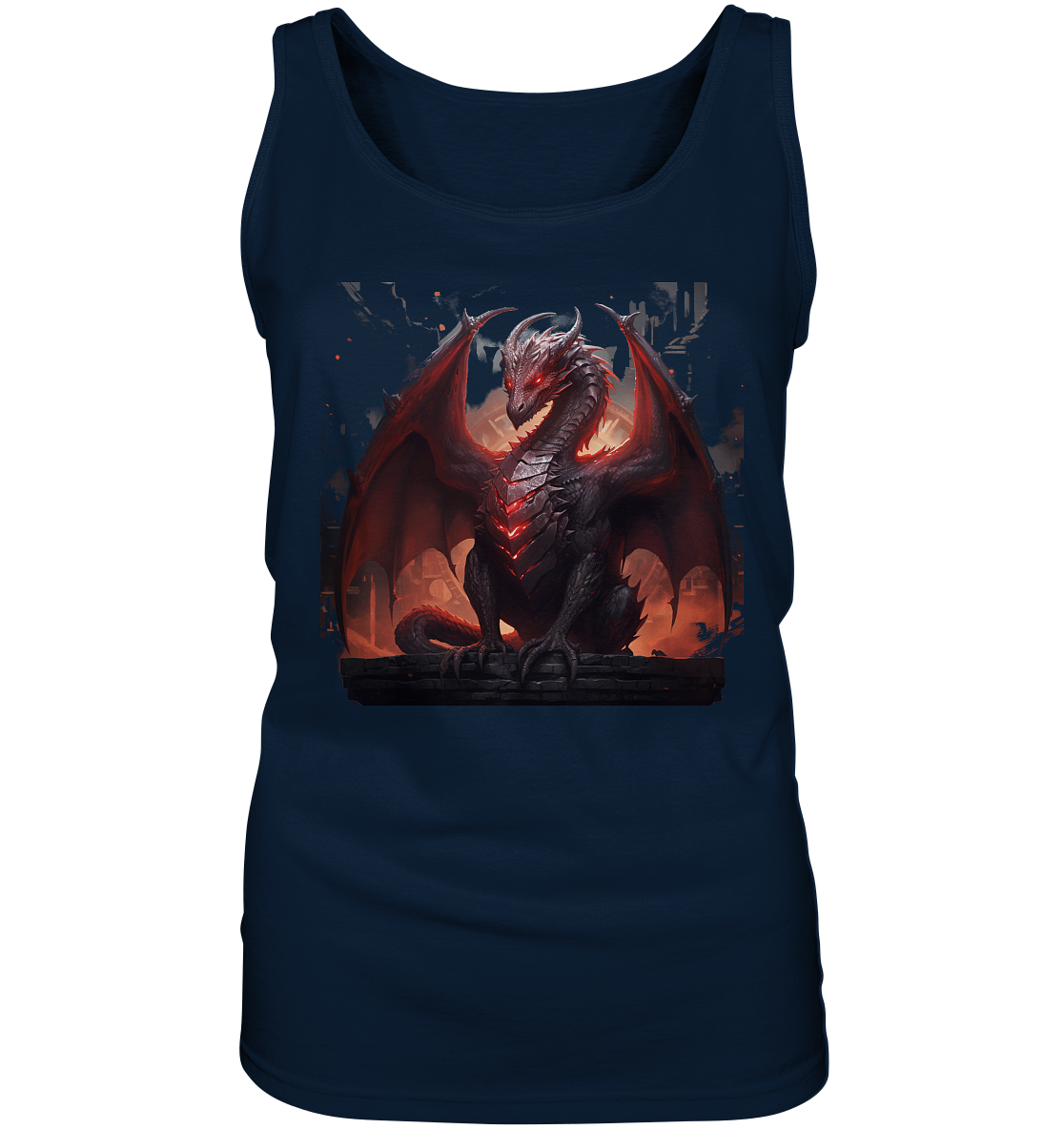 Dragon Column - Ladies Tank-Top