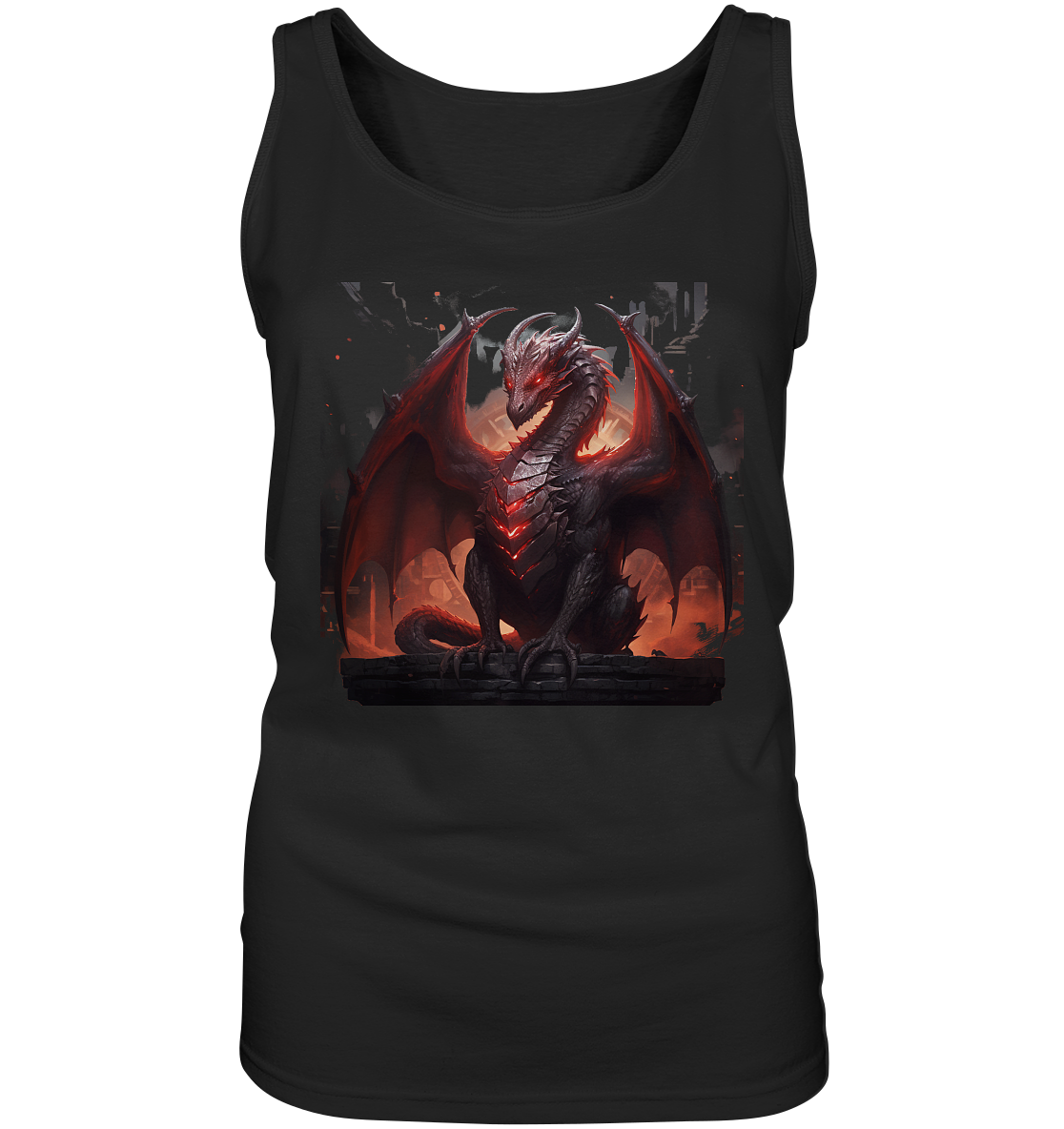 Dragon Column - Ladies Tank-Top
