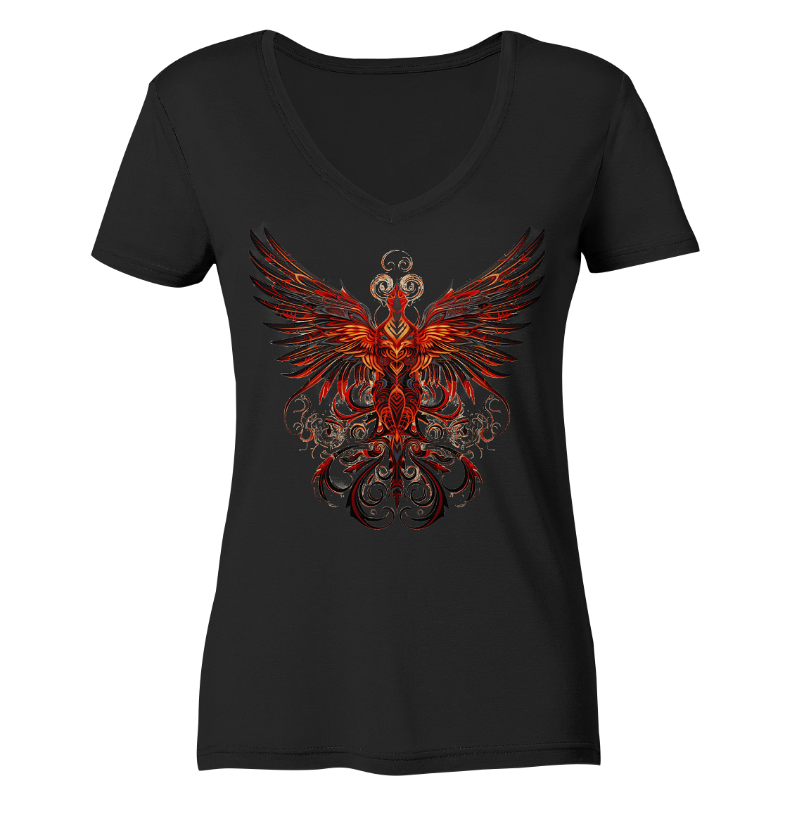 Phönix Tribal - Ladies V-Neck Shirt