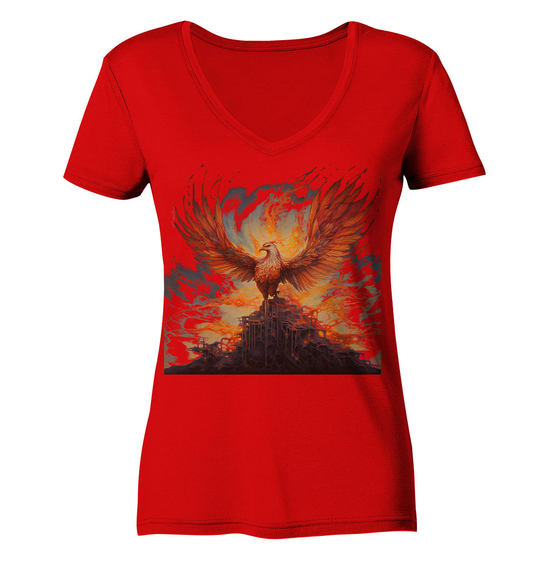 Phönix Wings - Ladies V-Neck Shirt