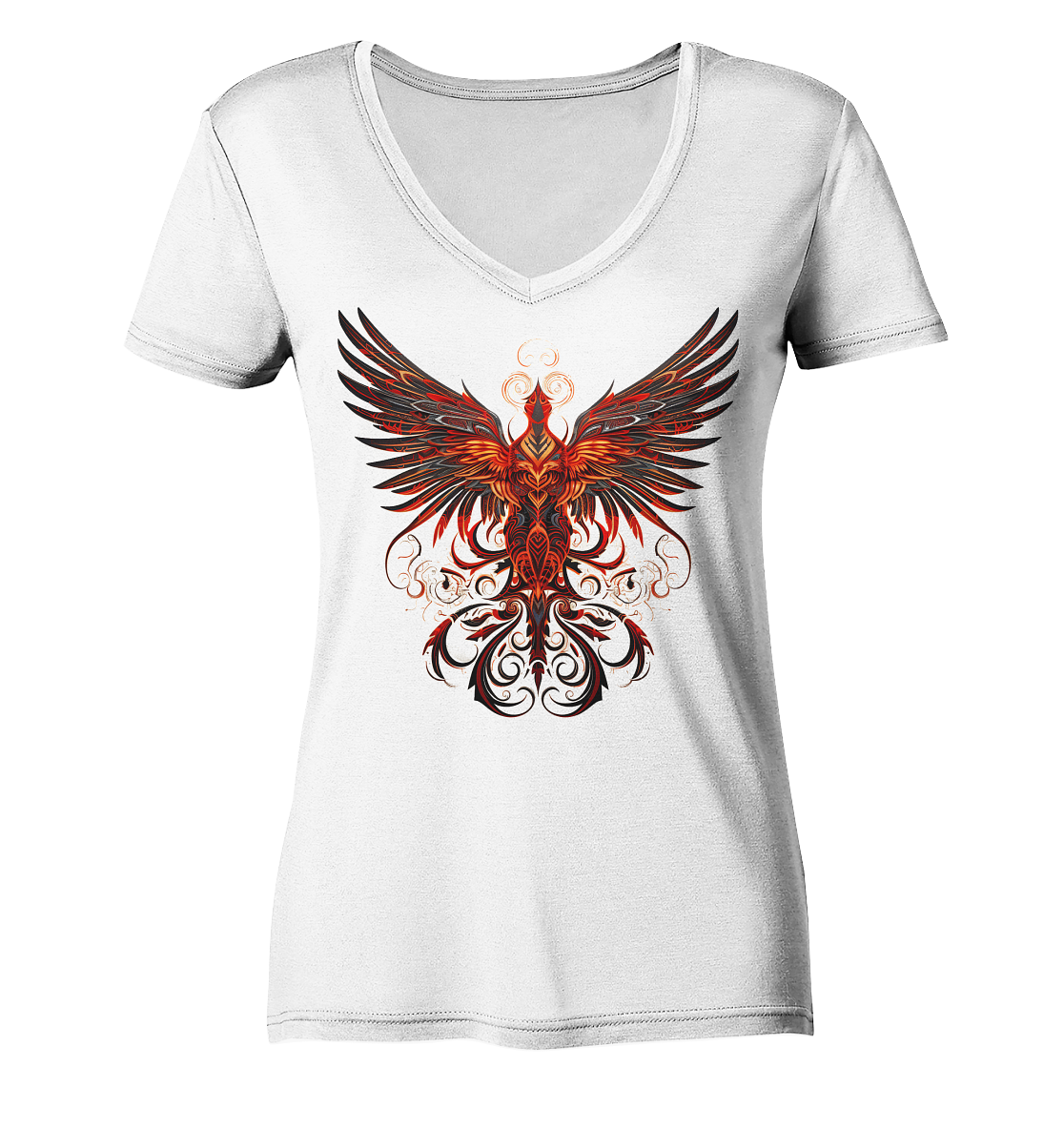 Phönix Tribal - Ladies V-Neck Shirt