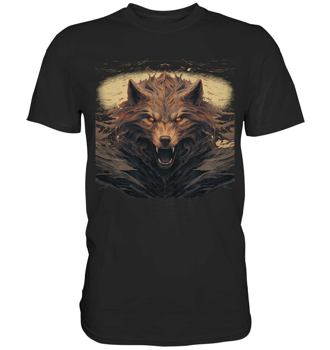 Fenrir Head - Premium Shirt