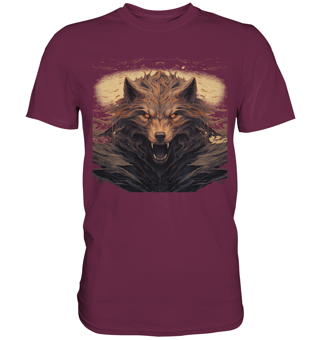 Fenrir Head - Premium Shirt