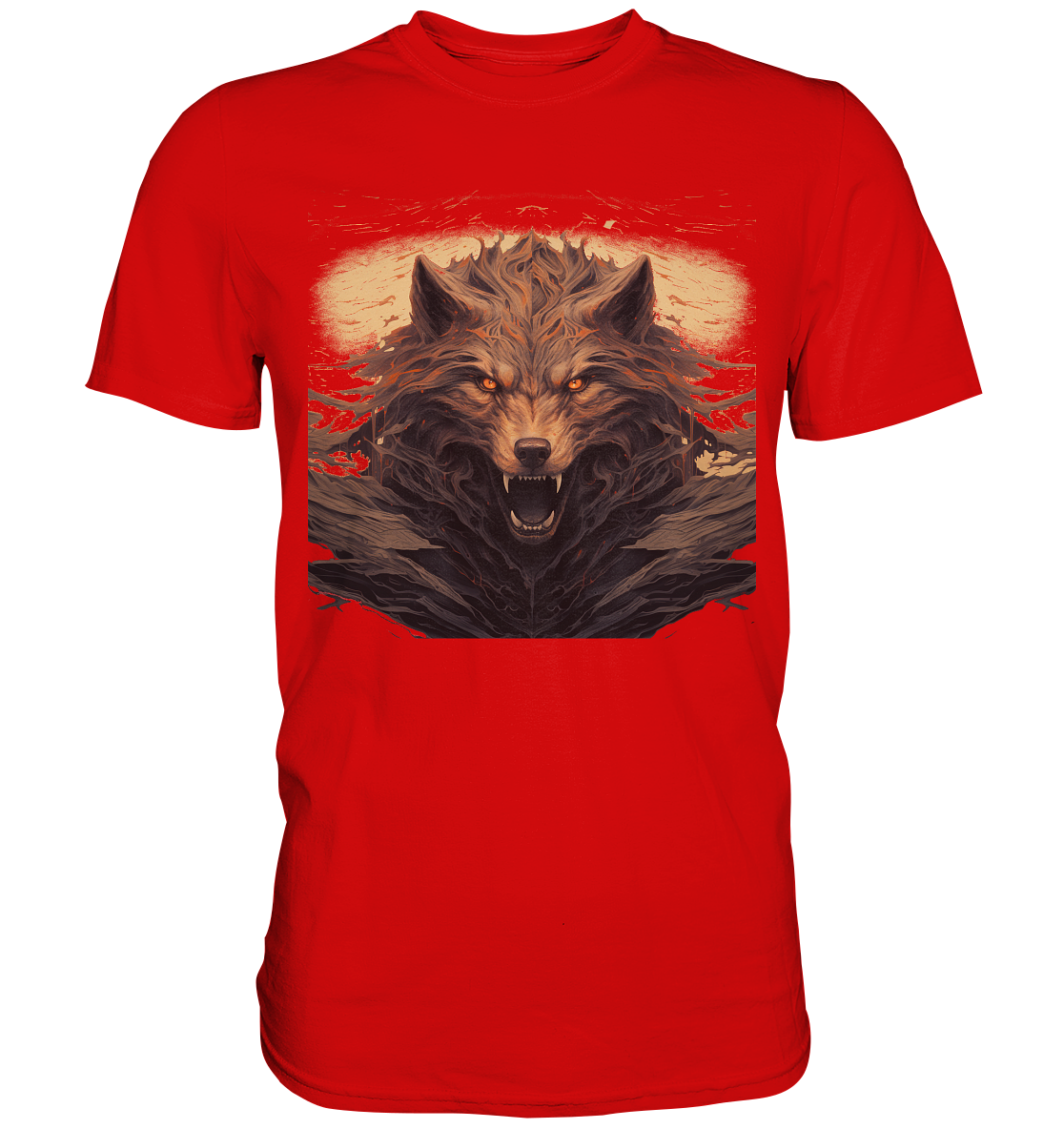 Fenrir Head - Premium Shirt