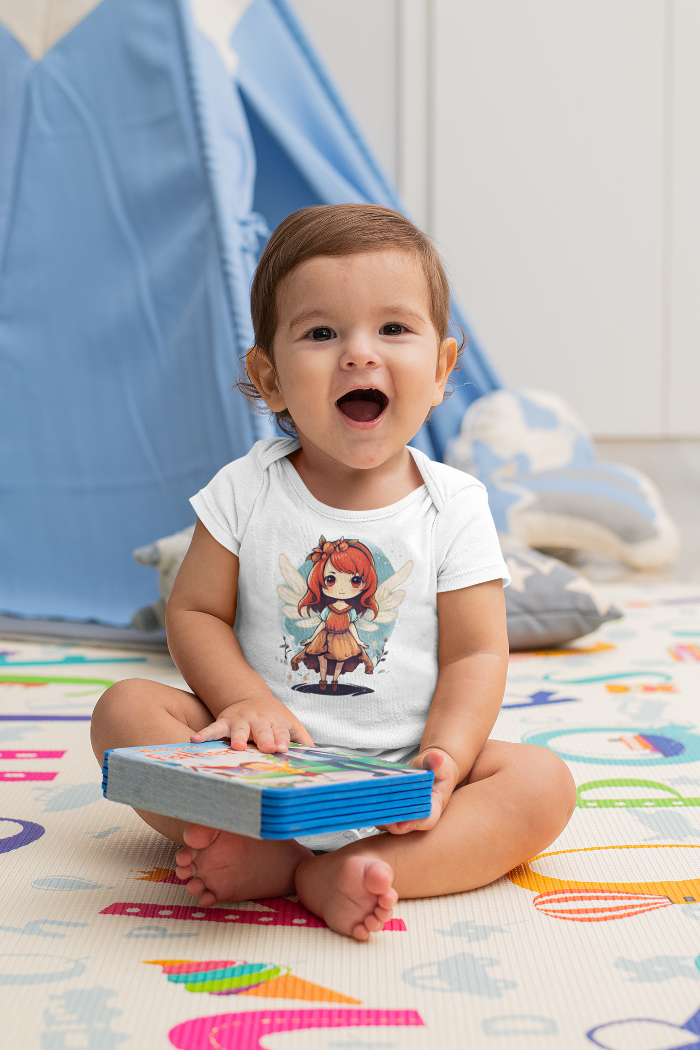 Fairy Girl - Organic Baby Bodysuit