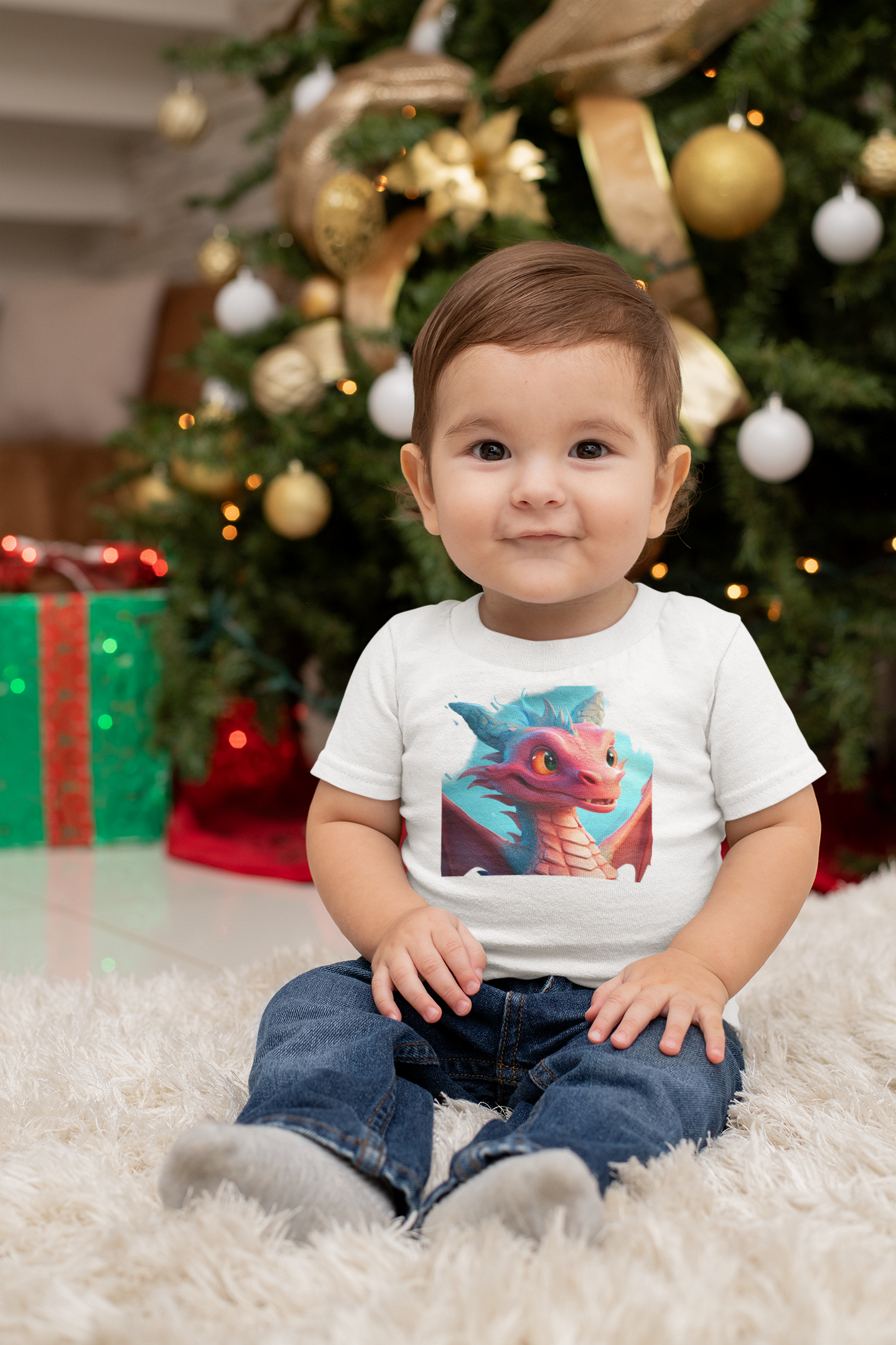 Red Dragon - Baby Organic Shirt