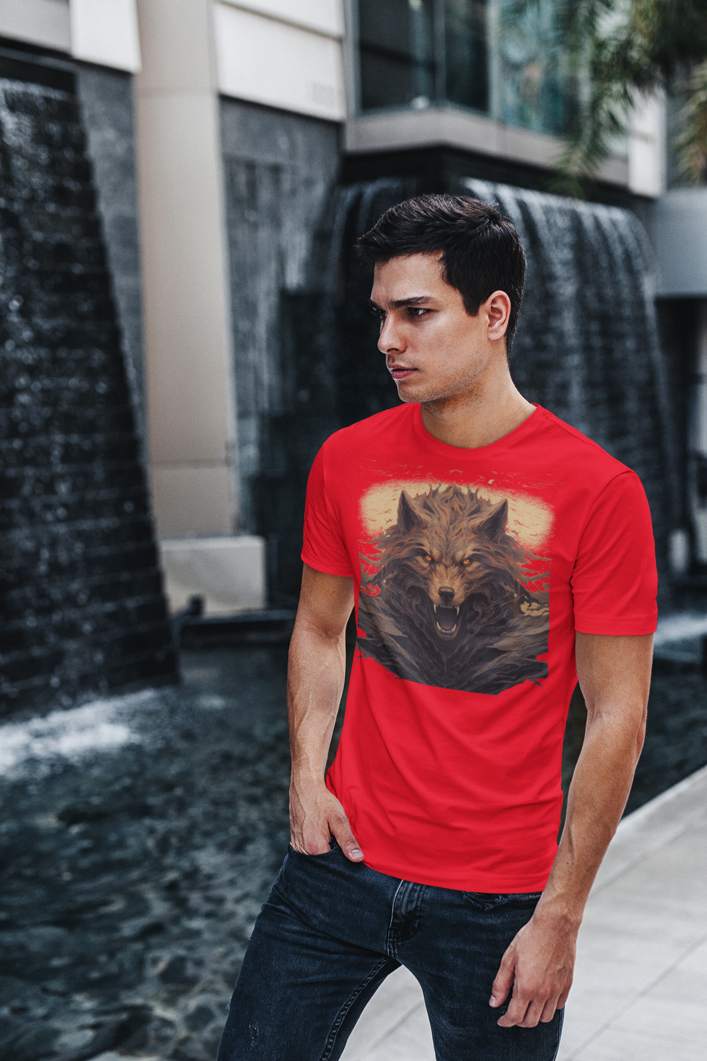 Fenrir Head - Premium Shirt
