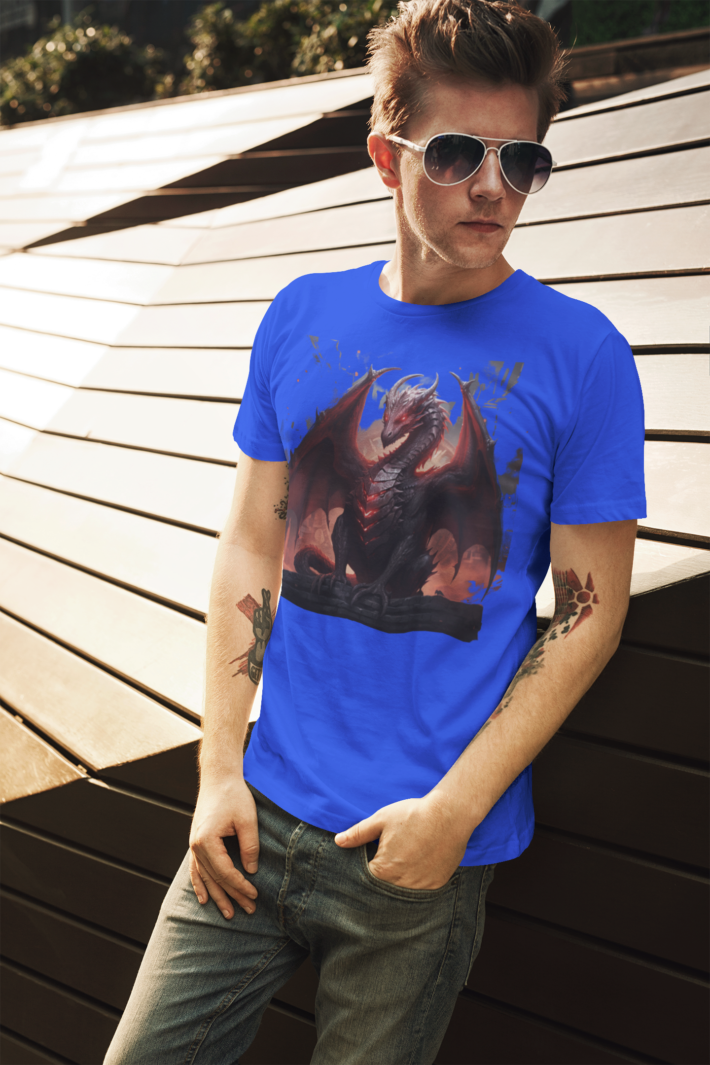 Dragon Column - Premium Shirt