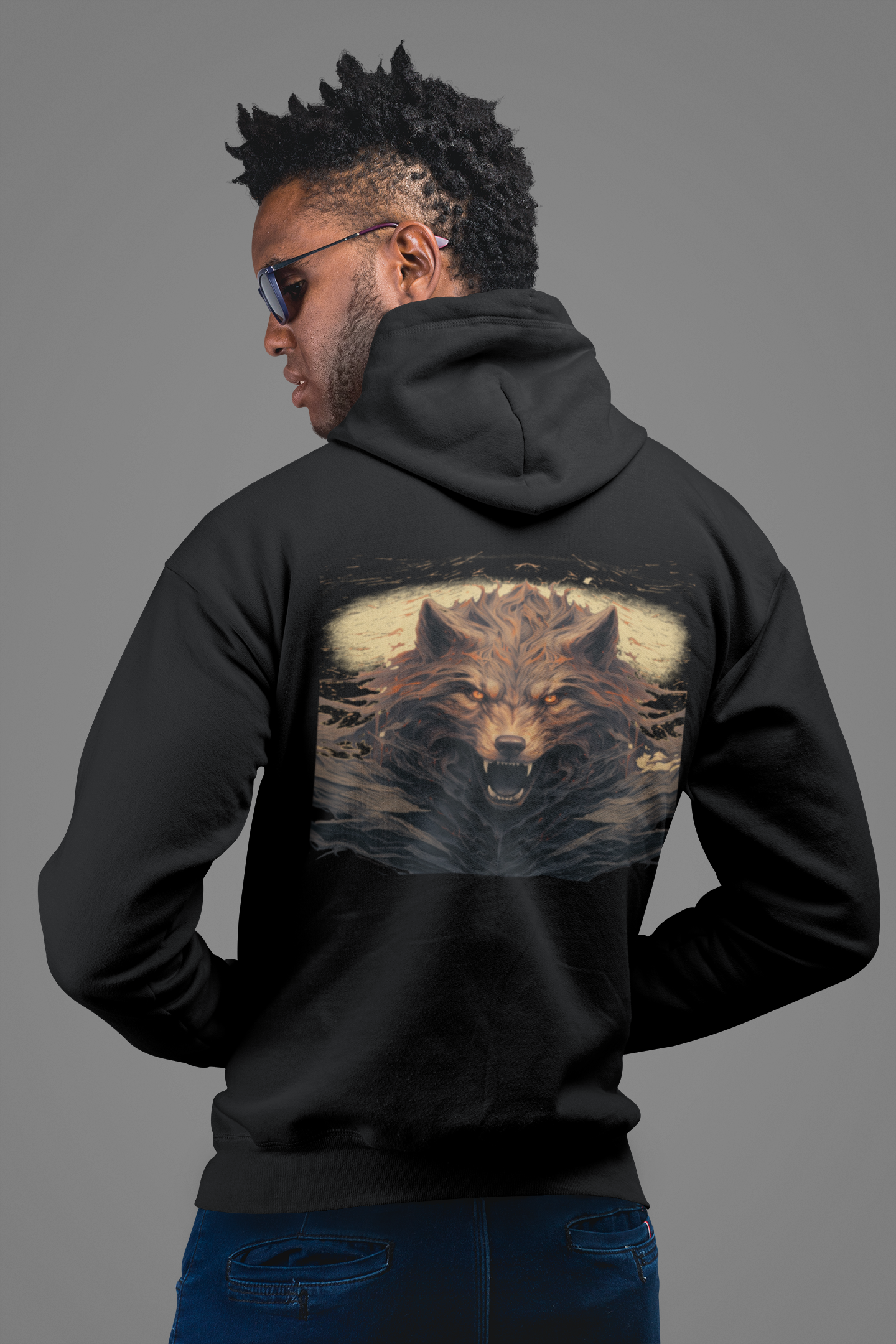 Fenrir Head - Basic Unisex Hoodie