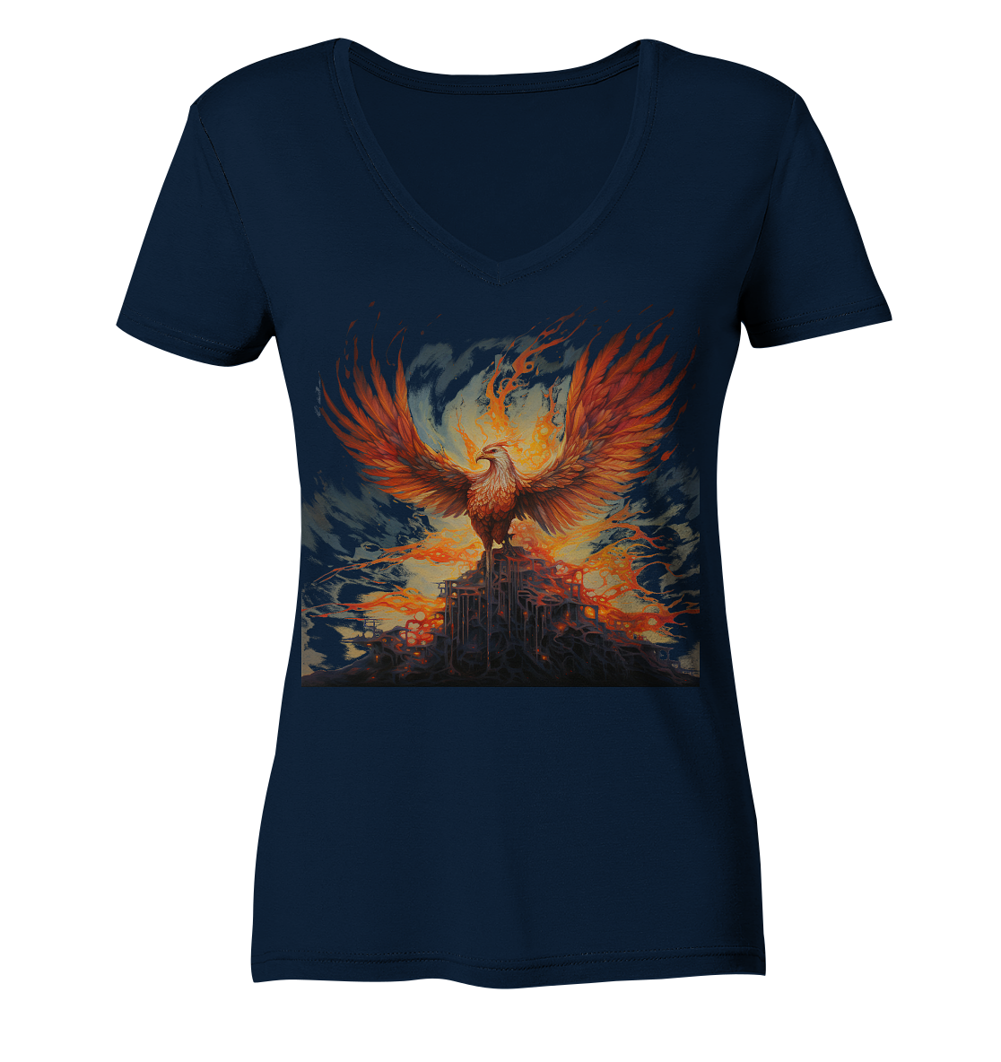 Phönix Wings - Ladies V-Neck Shirt