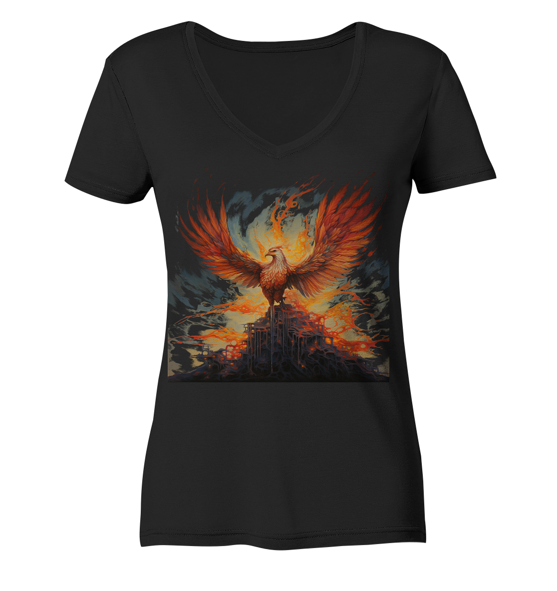 Phönix Wings - Ladies V-Neck Shirt