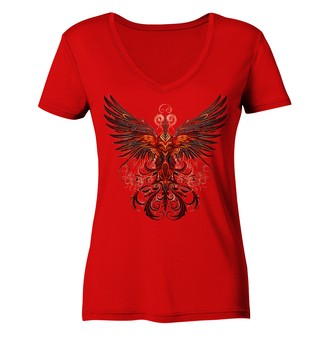 Phönix Tribal - Ladies V-Neck Shirt