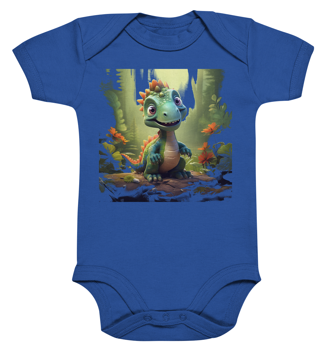 Dino Forest - Organic Baby Bodysuit
