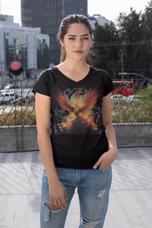 Phönix Wings - Ladies V-Neck Shirt